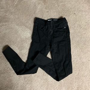 Black high waist skinny jeans